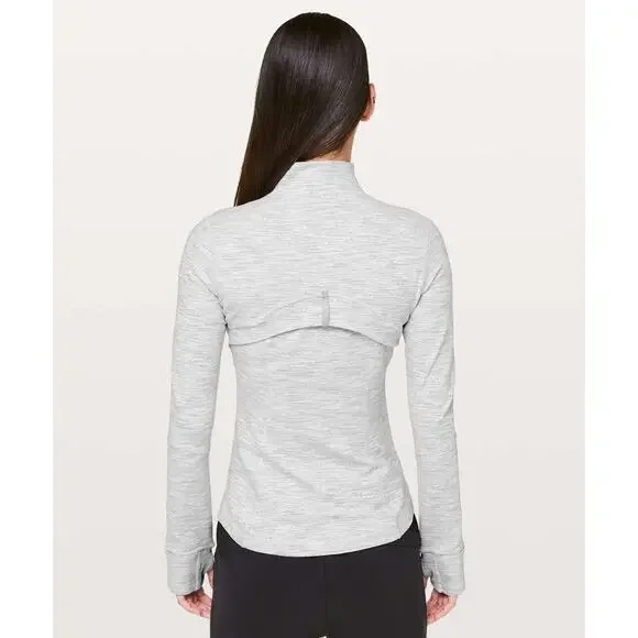 Lululemon Jacket Womens 6 Gray Define Zip Wee Are From Space Nimbus Battleship - Picture 2 of 6